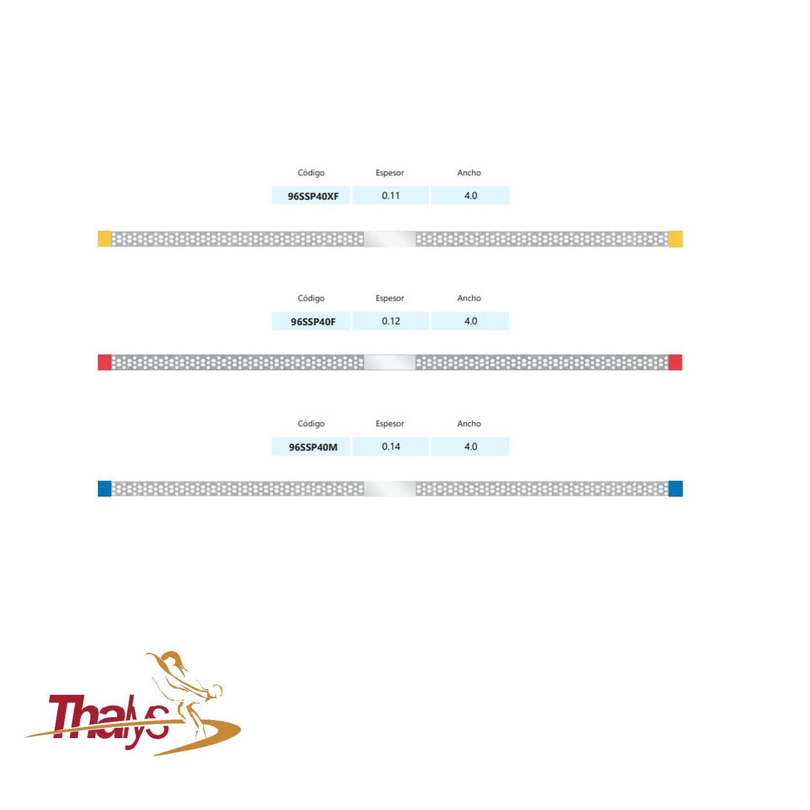 Tiras de Pulido Diamantadas Una Fase - Perforadas